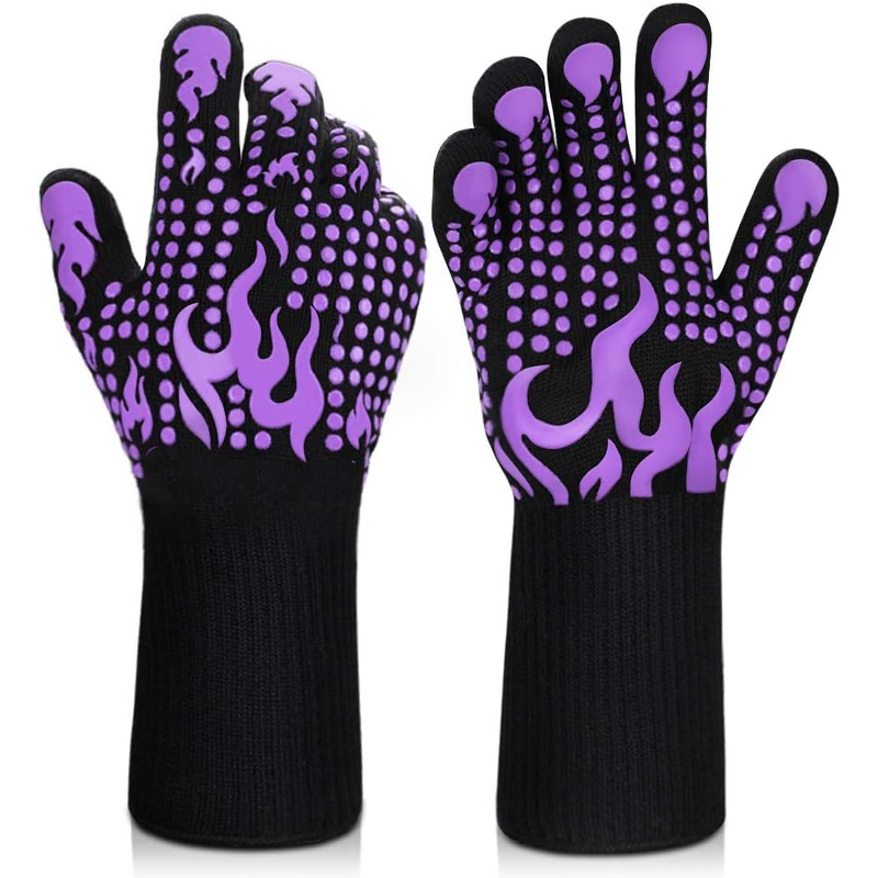 Heat Resistant Gloves Factory - OEM Customized Extreme Heat 1472F Silicone