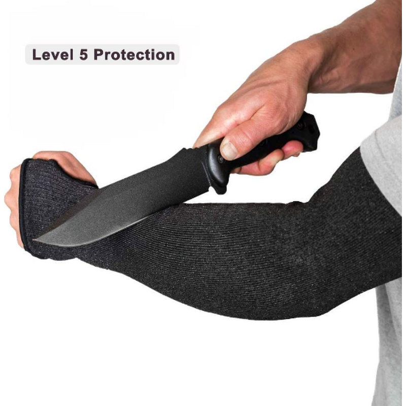 Protective Arm Sleeves Supplier - OEM Level 5 Anti-Cut Glass Sleeve HPPE Proof
