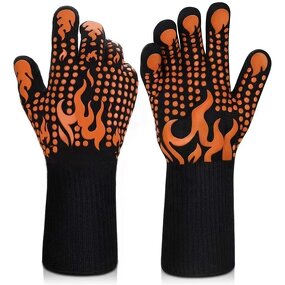 Heat Resistant Gloves Factory - OEM Customized Extreme Heat 1472F Silicone