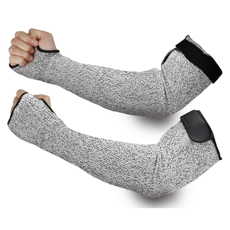 Protective Arm Sleeves Supplier - OEM Level 5 Anti-Cut Glass Sleeve HPPE Proof