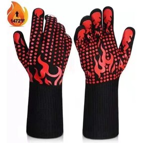 Silicone Safety Gloves Manufacturer - OEM High Temperature Resistant Oven Baking