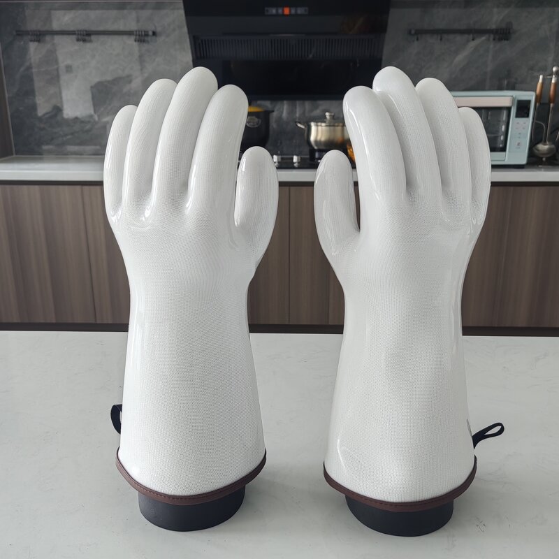Heat Resistant Gloves Factory - OEM Custom Anti-Heat 800 Silicone-Free Food Industry