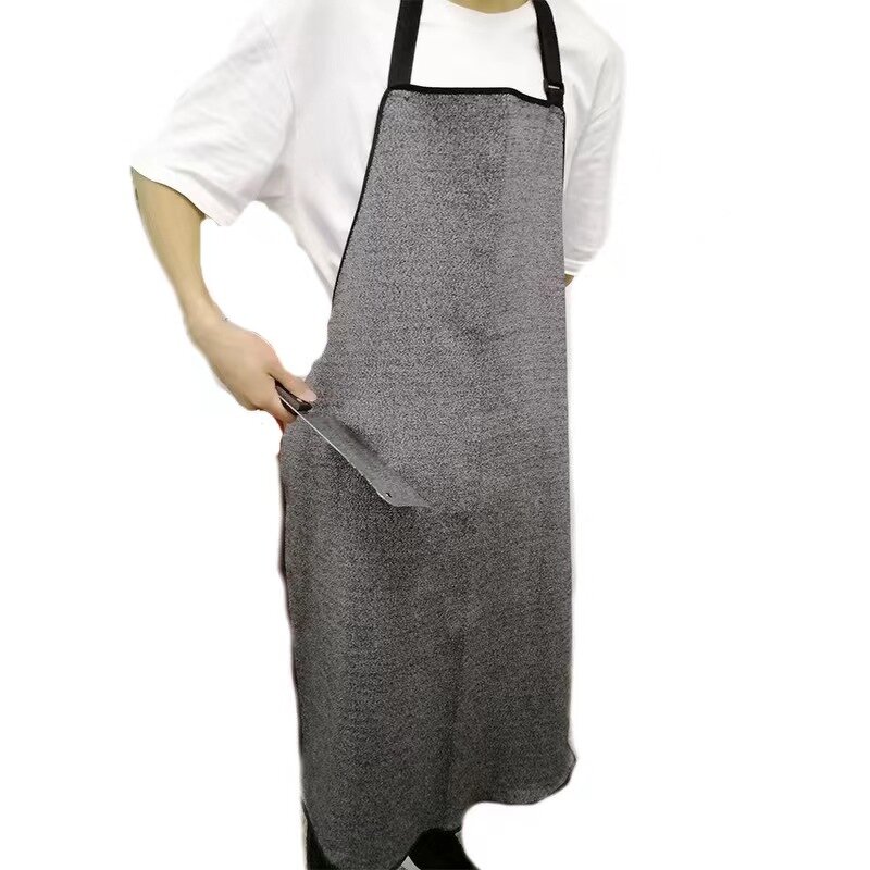 Cut-Resistant Apron Supplier - OEM Level 5 Bib Anti-Cut Kitchen Workwear