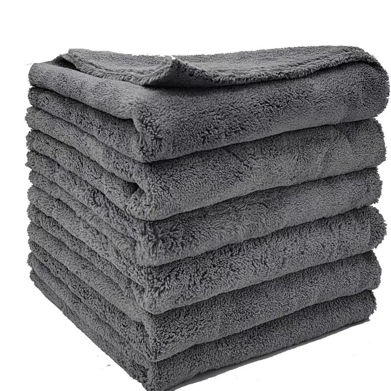 Car Towel Manufacturer - OEM Custom Logo 550gsm Quick-Dry Microfiber Absorbent