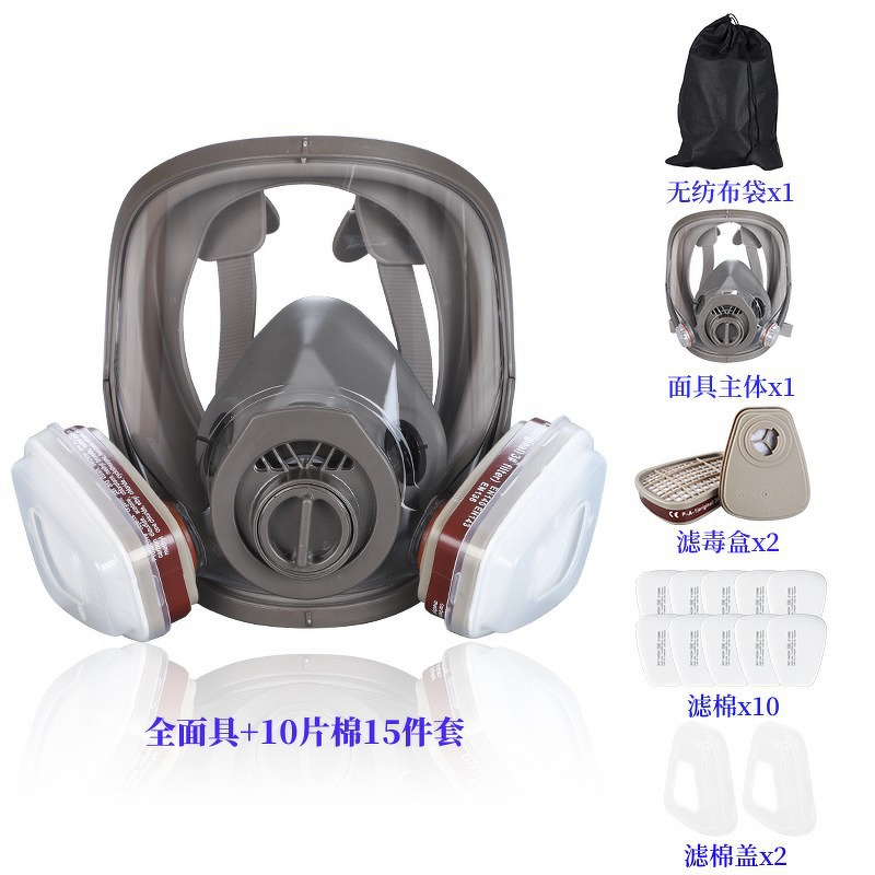 Full Face Gas Mask Manufacturer - OEM Silicone with Activated Carbon Filter