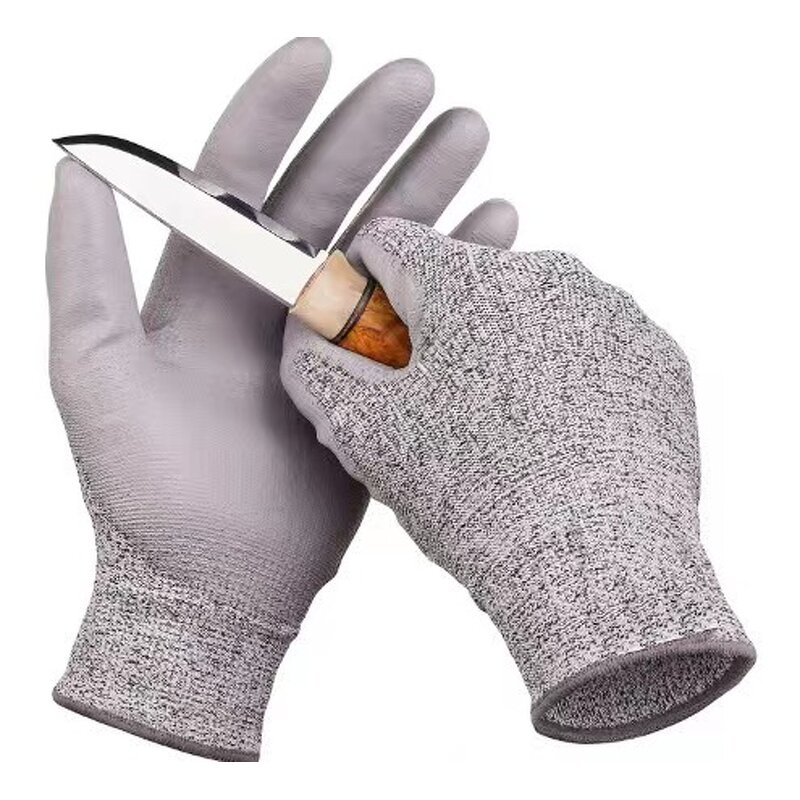 Safety Gloves Manufacturer - OEM 13g HPPE Glass Fiber Level 5 Cut Resistant