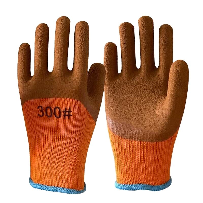 Winter Work Gloves Manufacturer - OEM 300# Nylon Latex Coated Foam Terry