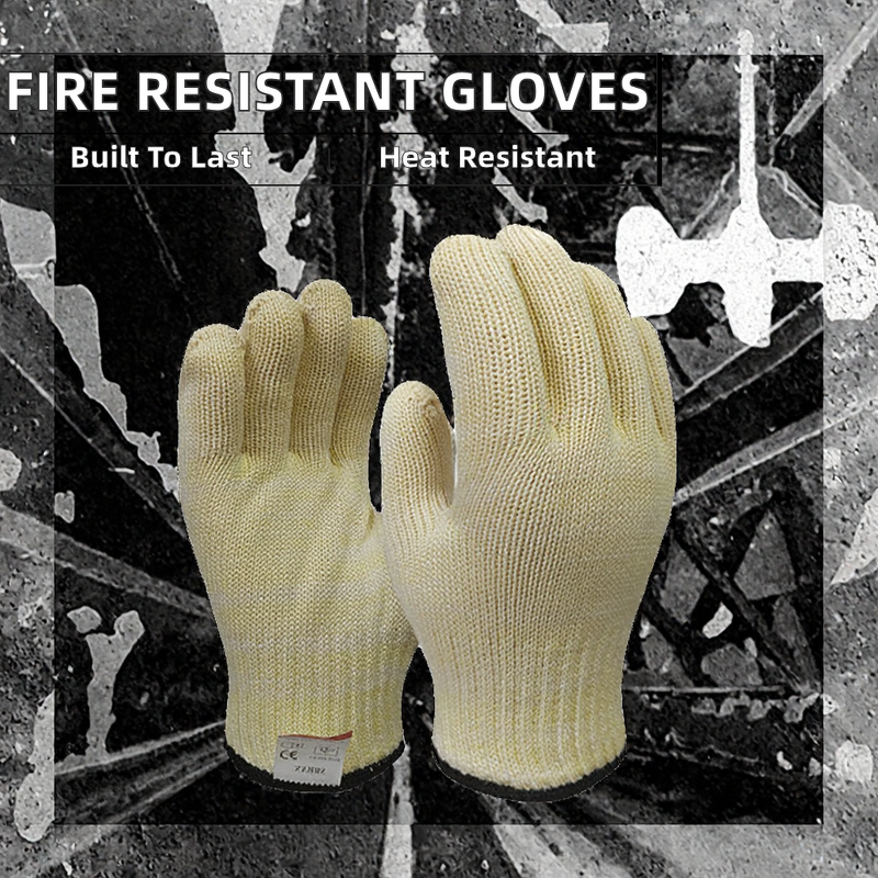Fire Resistant Gloves Manufacturer - OEM Factory High Quality 100% Aramid Heat Protection