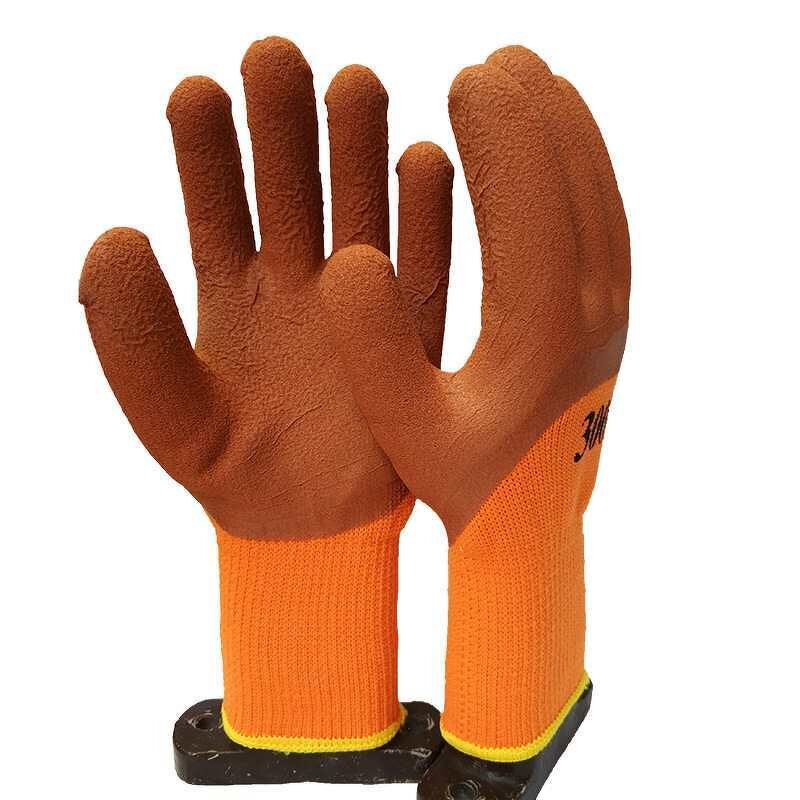 Winter Work Gloves Manufacturer - OEM 300# Nylon Latex Coated Foam Terry