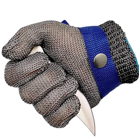 Metal Mesh Gloves Manufacturer - OEM A9 Anti-Cut Stainless Steel Kitchen Butcher