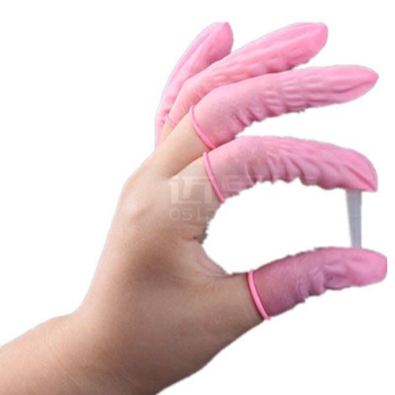 Latex Finger Cots Factory - 2023 Industrial Grade Powder-free 100% Pure Natural Pink