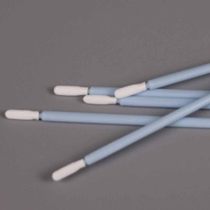 Cleanroom Swab Factory - OEM/ODM 100% Polyester Lint Free PP Handle Cotton Swab