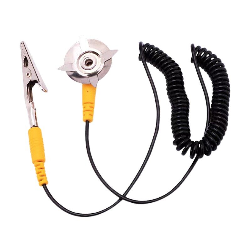 ESD Grounding Cord Factory - Custom Two-Head Anti-Static Safety Grounding Wire Repair