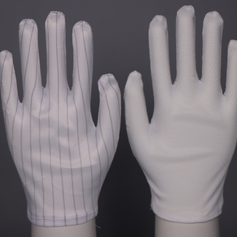 Anti-static Work Gloves Factory - Wholesale Double Side Striped Industrial ESD