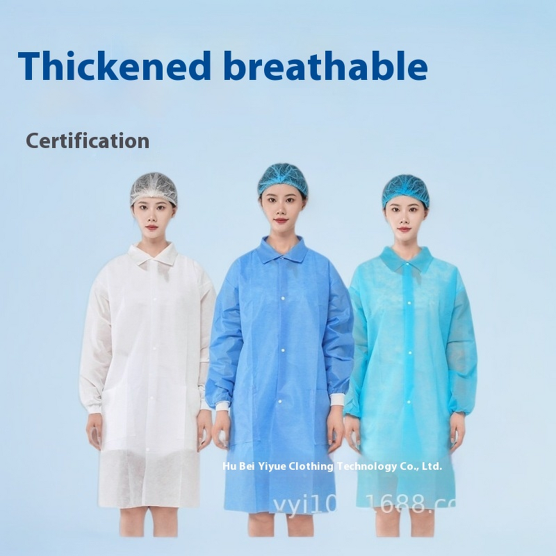 Disposable Coverall Factory - Lightweight PE Non-Woven Protective Isolation White Color