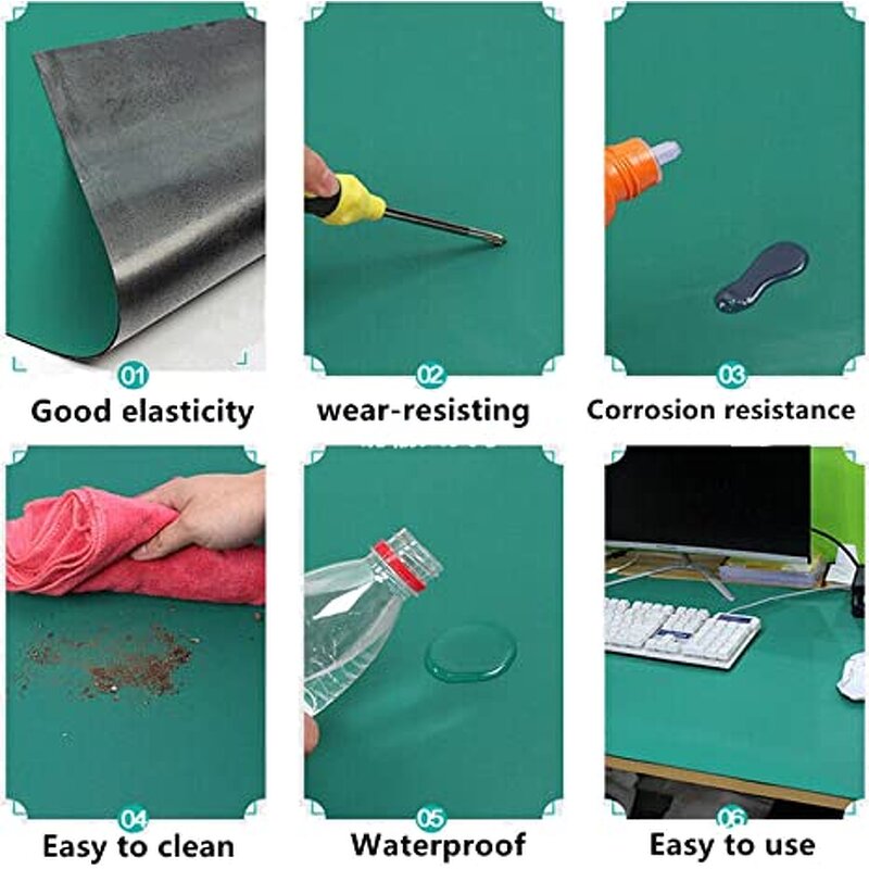ESD Table Mat Factory - Matte Green Color 2mm Type Rubber Material Antistatic