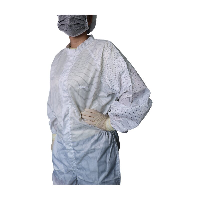 ESD Smock Factory - OEM/ODM Antistatic Cleanroom Smock Cloth Safety Clothing
