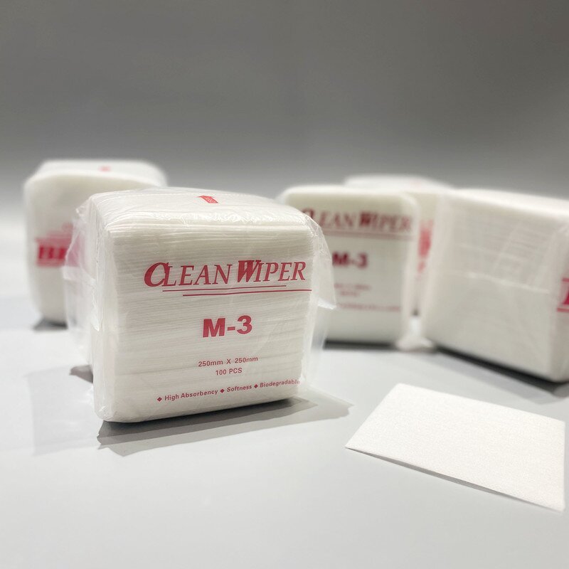 Cleanroom Wipes Factory - OEM/ODM Customized 25x25cm M-3 Lint-Free for Lens