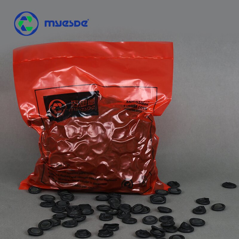 Antistatic Latex Finger Cot Factory - High Quality Disposable Black