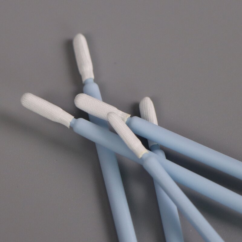 Cleanroom Swab Factory - OEM/ODM 100% Polyester Lint Free PP Handle Cotton Swab