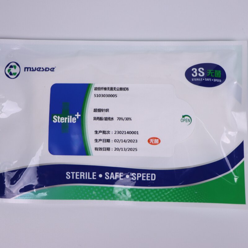 Cleanroom Wipes Factory - New Dust-free Pre Wet Wipes Presaturated 70% IPA