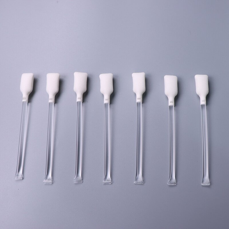 Cleaning Foam Swab Factory - OEM/ODM 95% IPA Hollow PU Handle Double Layer Paddle