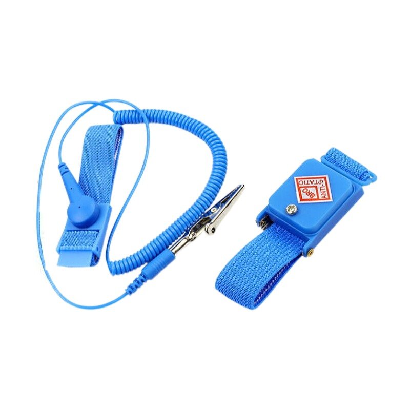 ESD Wrist Strap Factory - Premium Range Blue Anti-static with Grounding Wire Alligator Clip