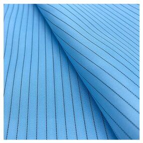 Anti Static Fabric Factory - Polyester Mesh Strip Grid Carbon Cloth Cleanroom Textile