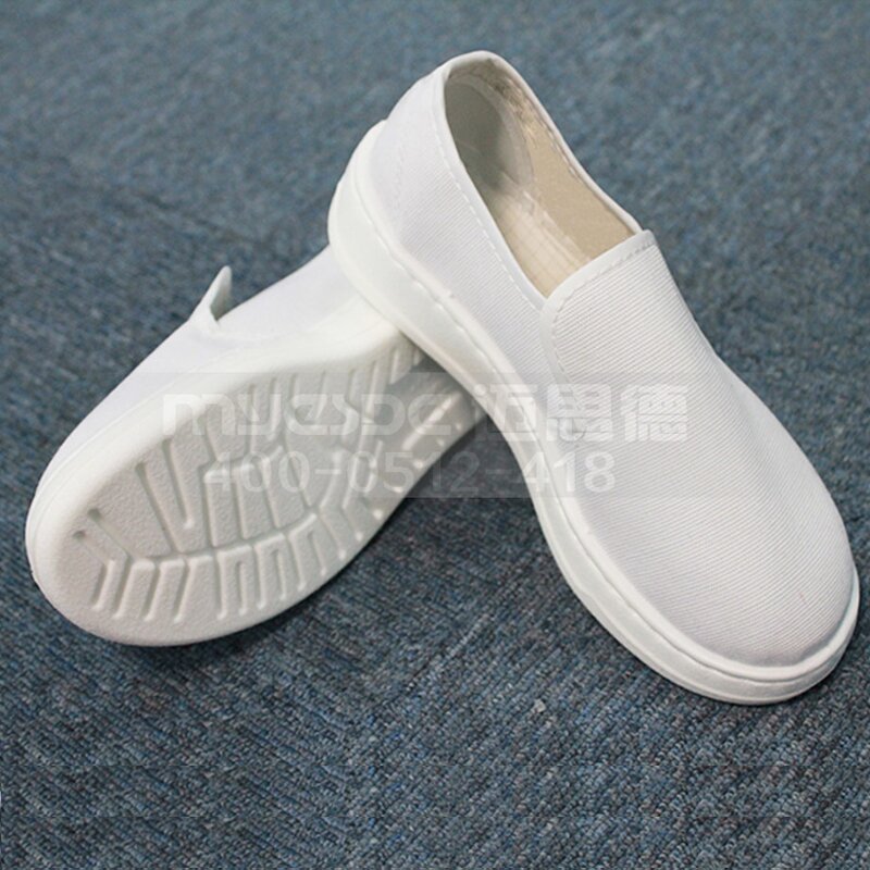 ESD Shoes Factory - Men's Antistatic Cleanroom PU Sole Canvas Upper Safety