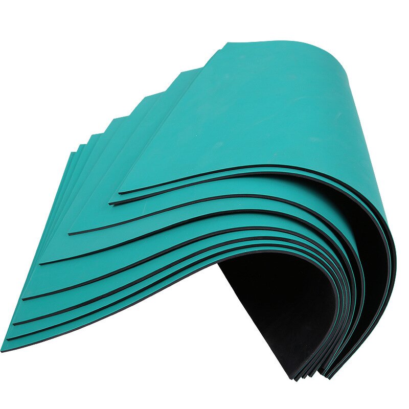 ESD Workbench Mat Factory - 1.2mx10m 2mm Antistatic Green Rubber PVC Material