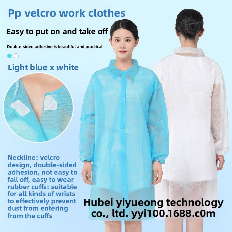 Disposable Coverall Factory - Lightweight PE Non-Woven Protective Isolation White Color