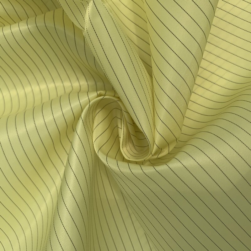 ESD Fabric Factory - Conductive Wire Polyester Anti-static Lint-free 5mm for Workwear