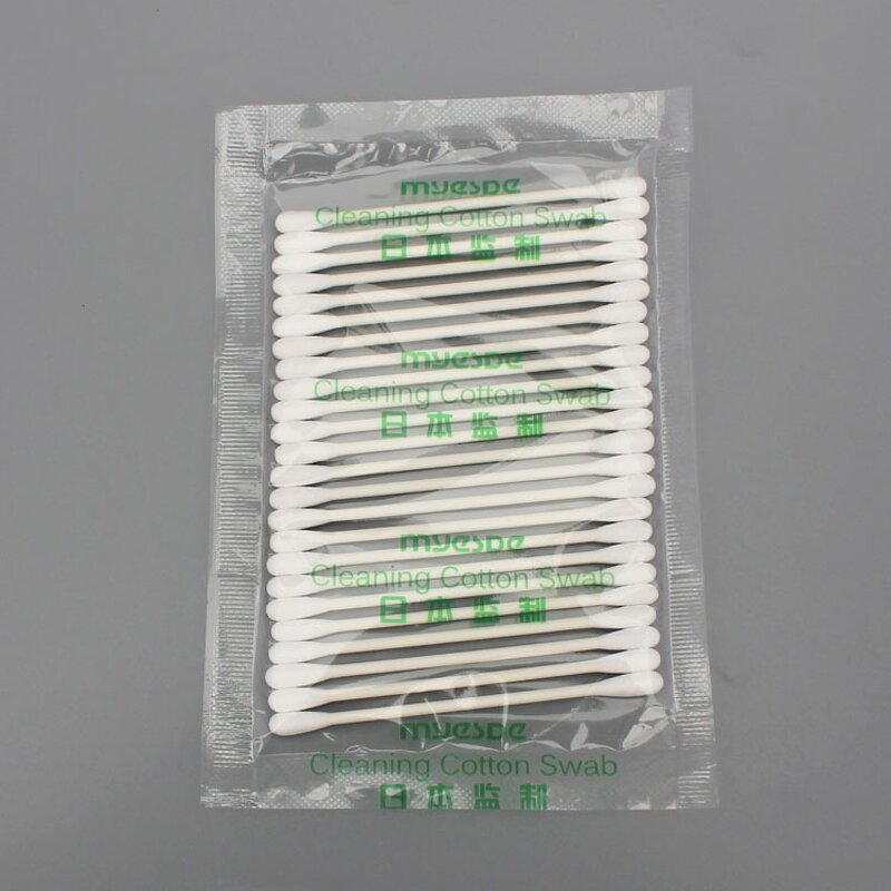 Cleanroom Swabs Factory - OEM/ODM Double Cotton Paper Shaft Pointed Tip Lint Free
