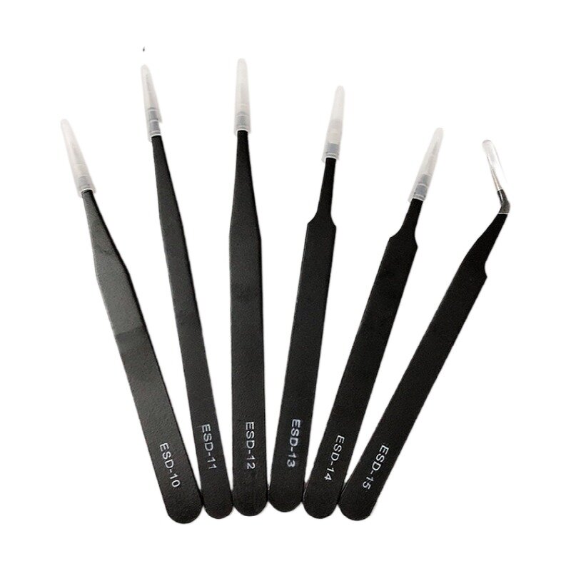 ESD Tweezers Factory - High Quality Vetus Precision Stainless Electro Static Discharge Safe