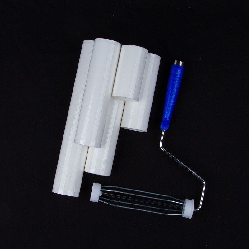 Sticky Roller Factory - ESD Washable Silicon Handle 8" Cleaning Dust Remover