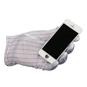 ESD Gloves Factory - China Factory Wholesale White Double-Sided Anti-Static Electronic