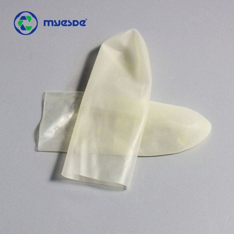 ESD Finger Cots Factory - Diversified Latest Designs Cut Off Transparent Color