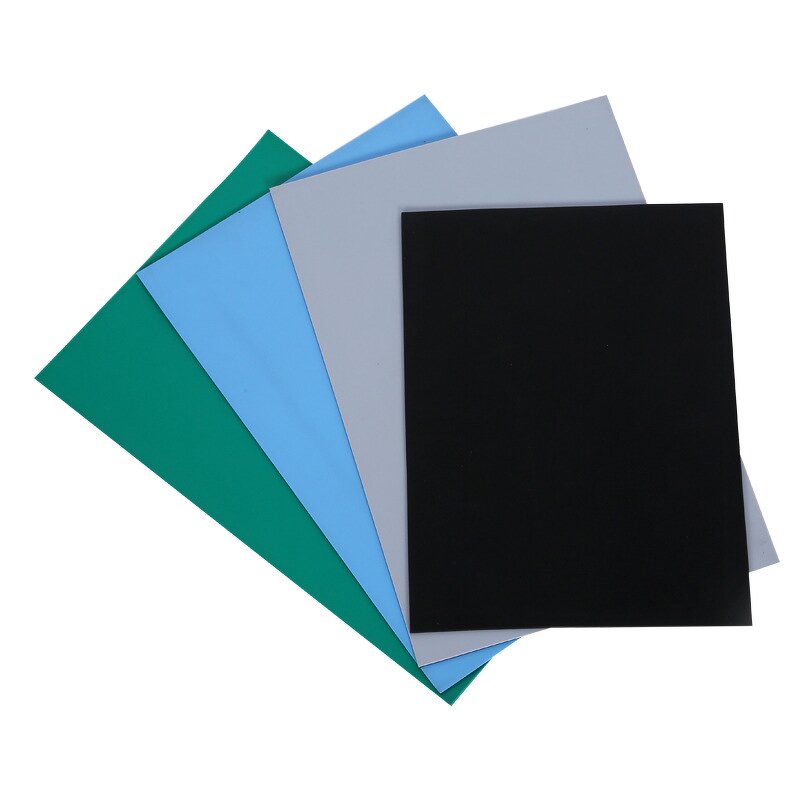 ESD Table Mat Factory - Green 2mm Thick Antistatic Silicone Sheet Custom Size Glossy