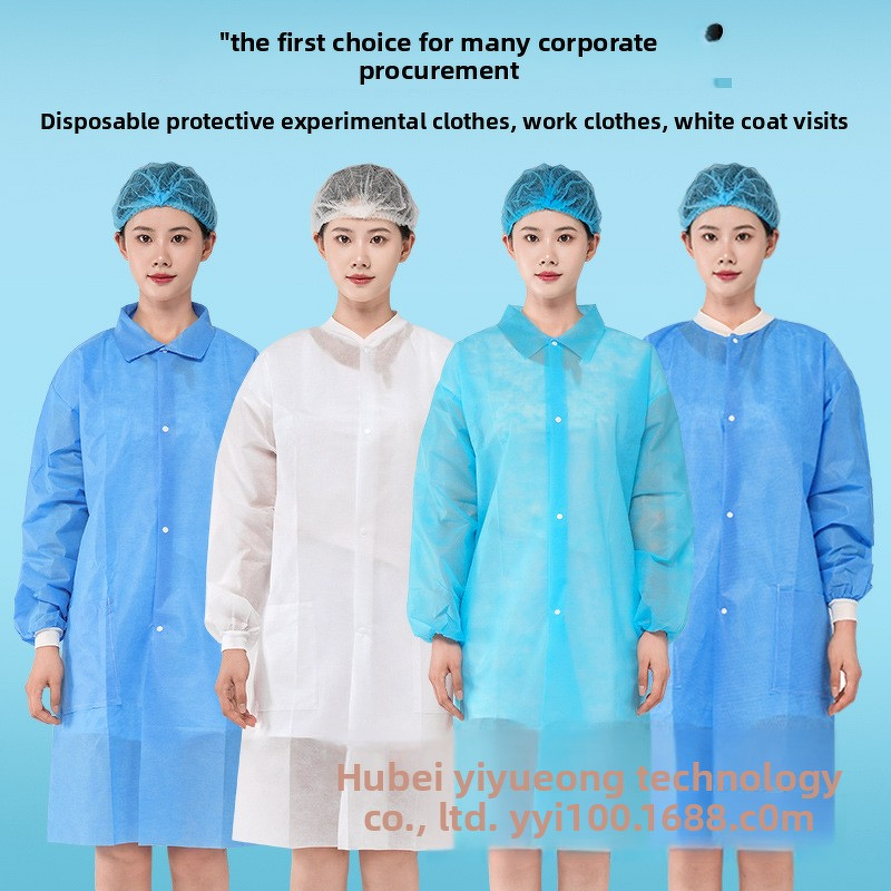 Disposable Coverall Factory - Lightweight PE Non-Woven Protective Isolation White Color