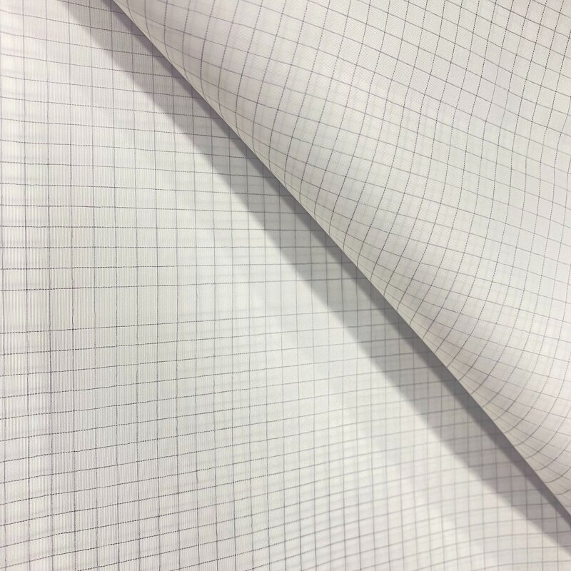 ESD Polyester Fabric Factory - High Density Static Dissipative 190T 5mm Grid