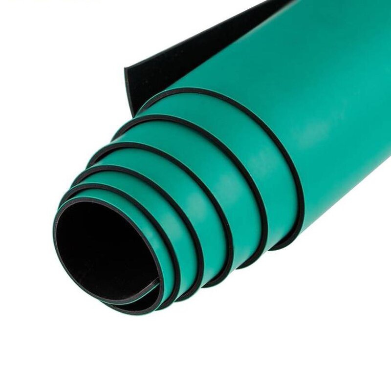 ESD Rubber Mats Factory - 2-Layer Protection Cleanroom Table Mat with Antistat