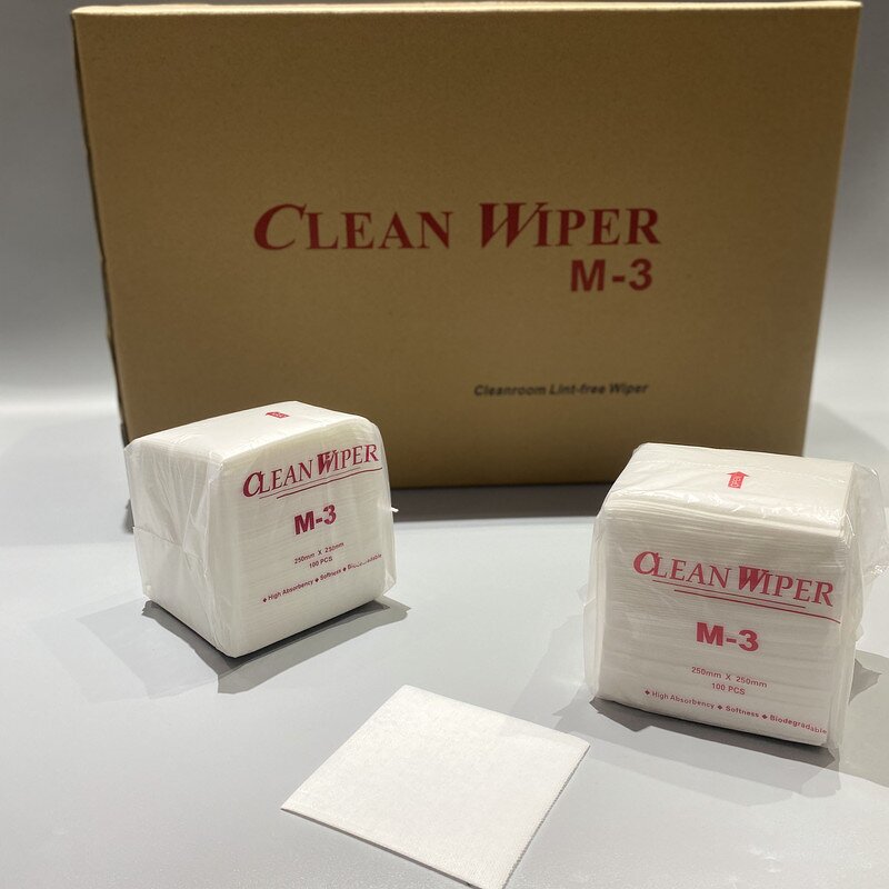 Cleanroom Wipes Factory - OEM/ODM Customized 25x25cm M-3 Lint-Free for Lens