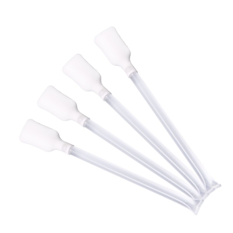 Pre-saturated Swab Factory - OEM/ODM 100% IPA Foam Double Layer Paddle PU Handle