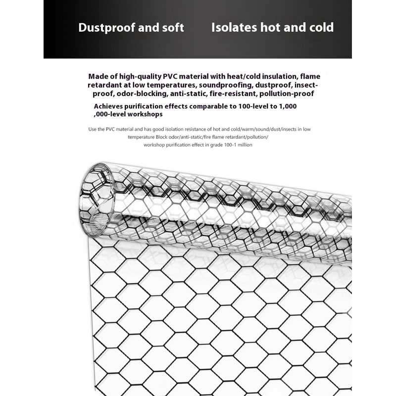 ESD Anti-static PVC Curtain Factory - High Quality Transparent for Cleanroom Industry