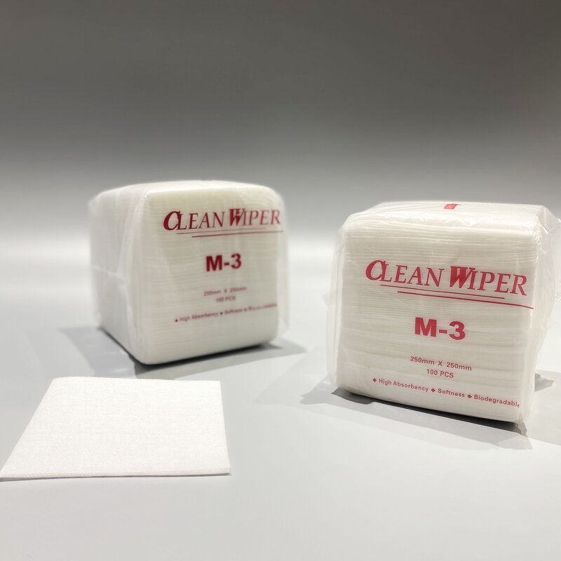 Cleanroom Wipes Factory - OEM/ODM Customized 25x25cm M-3 Lint-Free for Lens