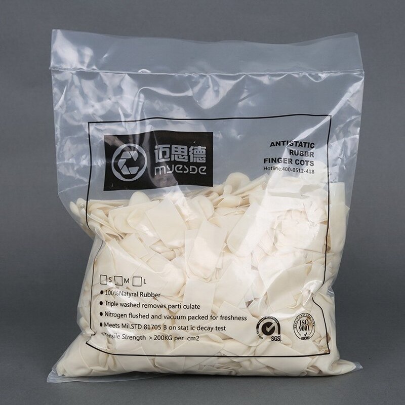 Latex Finger Cots Factory - Factory Wholesale Industrial Dust Free Powder Free Cover