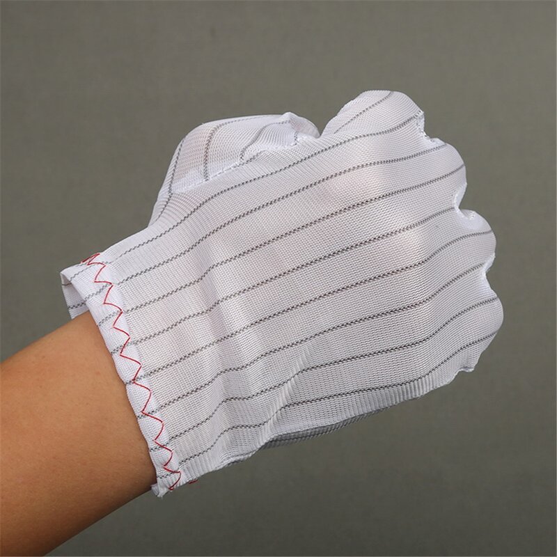 ESD Gloves Factory - China Factory Wholesale White Double-Sided Anti-Static Electronic