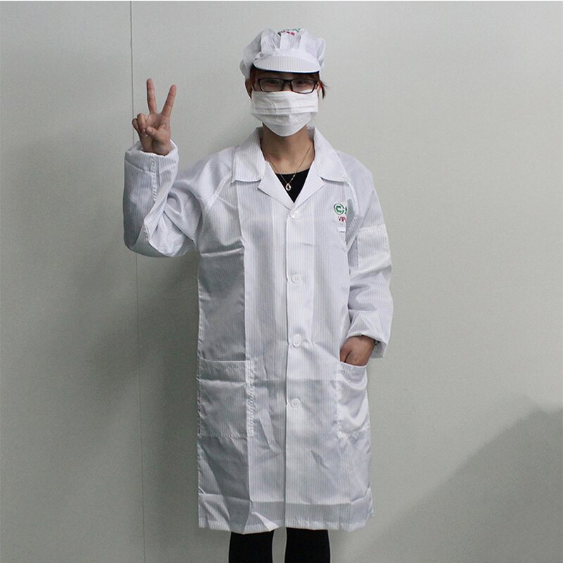 ESD Apron Factory - Wholesale Antistatic Safety Suit 98% Polyester Conductive Fiber