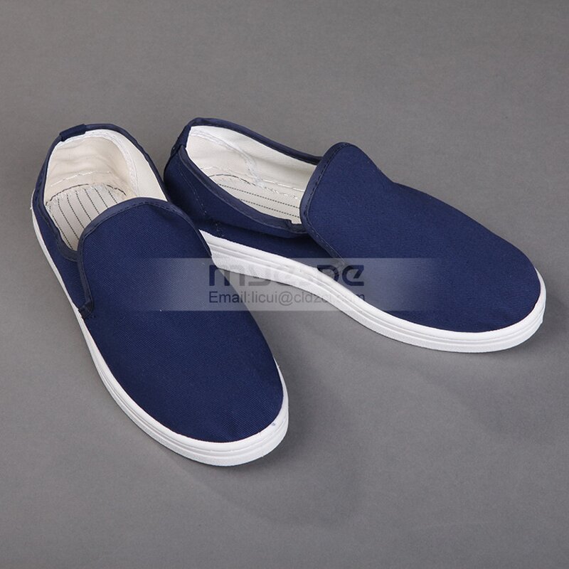 ESD Safety Shoes Factory - Confortable Two Net Bore Mesh Breathable Canvas PVC Sole