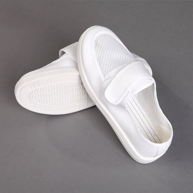 ESD Shoes Factory - Factory Manufacture Comfortable Four Hole PU PVC for Cleanroom Lab